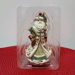 Fitz and Floyd Forest Frost Dated Bell  2020 Ornament NWT